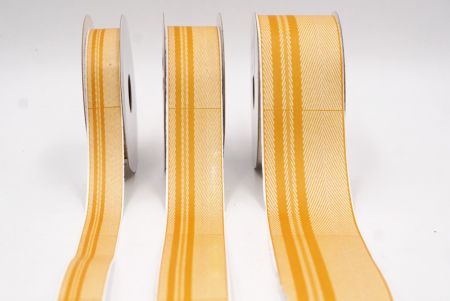 Яскраво-жовта шевронна плетена стрічка_AI